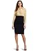 Suzi Chin Women's Long Sleeve Dress, Hummus/Yankee Blue, 6