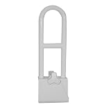 Drive Medical Steel Clamp on Tub Rail, White