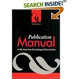 Publication Manual of the American Psychological Association, Fifth Edition (Hardcover)