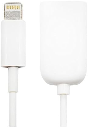 OTG Adapter Cable, Premium Lightning 8 pin to USB Female OTG Adapter Cable for iPad 4 &amp; iPad Mini (New Version)