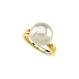 14K Yellow Gold 12 MM Paspaley South Sea Cultured Pearl Ring
