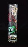 Casino Cards & Chips Design - Hand Painted - Bud Vase - 7.5 inches tall