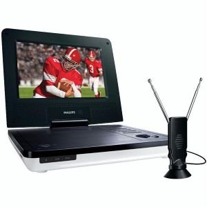 PHILIPS PET729/37 7 PORTABLE WIDESCREEN LCD HDTV WITH CD/MP3 PLAYBACK