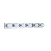 Sea Gull Lighting 4739-05 Center Stage Six-Bulb Vanity, Chrome Finish
