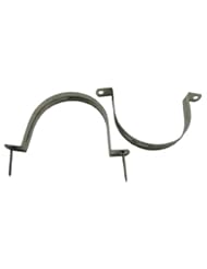 Generic 304 Stainless Steel 3.9 Inches Diameter Tube Strap Tension Clip Pipe Clamp Pipe Hanger Clamp Pipe Hanger(Pack Of 5 Sets)