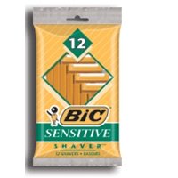 Buy Bic Single Blade Shaver Sensitive 12 Shavers by BIC
