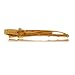 Fishing Rod Tie Clip Gold Metal Fisherman's Tie Clasp