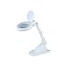 Lampe loupe de bureau blanche