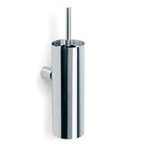 Polished wall-mounted toilet brush (stainless steel) (16.75H x 6W x 4.25D)