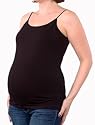 Motherhood Maternity: Spaghetti Strap Scoop Neck Shelf Bra Maternity Tank Top