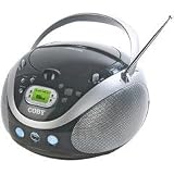 Coby Portable MP3/CD Player with AM/FM Radio - Black (MPCD471)