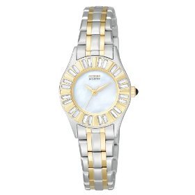 Citizen #EW5374-50D Women's Eco-Drive Silhouette Crystal Dress Watch