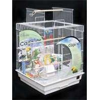 Playtop Bird Cage Kit, White, Large