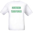 NORTHERN TERRITORIES - GREEN LETTERING - State-series - White T-shirt