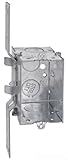 IMAGE OF Steel City CDV-25 Switch Box, Gangable, Welded Construction, 1 Gang, 3-Inch Length by 2-Inch Width by 2-1/2-Inch Depth, Galvanized