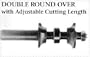 1/4r X 1/2 Carbide Tipped Double Rounding Over Router Bit