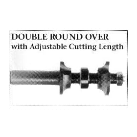 1/4r X 1/2 Carbide Tipped Double Rounding Over Router Bit