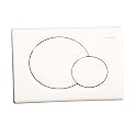 Geberit 470010430 Samba Bedienplatte für Unterputz-Spülkasten, weiß
