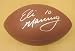 Eli Manning Signed New York Giants NFL Football