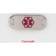 Buy Medical Alert Stainless ID TAG for Bracelet ~COUMADIN by Fashion Alert