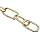 Campbell 0710317 Hobby and Craft Sash Chain, Brass Plated, #3 Trade, 0.043" Diameter, 5 lbs Load Capacity, 164 Feet Reel