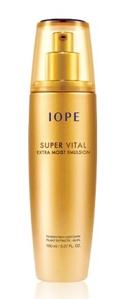 SPECIAL EVENT for Mother's Day!!!!!! (Free Gift Wrap Service!!!) FREE INTERNATIONAL SHIPPING + IOPE Super Vital Extra Moist Emulsion (All Skin / Anti-aging / 150ml)