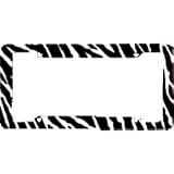 Buy Zebra Stripes License Plate Frame (Made of Plastic) by Zebra