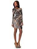 A Pea in the Pod Collection: Hale Bob Long Sleeve Shirring Detail Maternity Dress