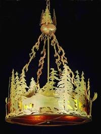 thanksgiving Moose Inverted Pendant Ceiling FixtureB000UIH5H8