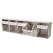 Quantum Storage Clear Tip Out Bin - 5 1/4in. x 23 5/8in. x 6 1/2in. Size