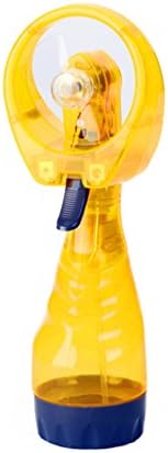 Assl Deluxe Battery-operated Handheld Water Misting Fan (Yellow)
