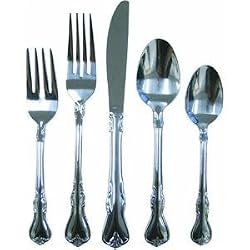 Cambridge Silversmith 30920PSGM12 Jessica Flatware Set