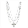 Pearl Cross Necklace Pearl Cross Necklace