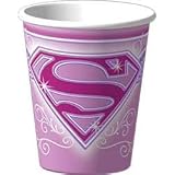  : Supergirl Cups - 8 Count (9 oz.)