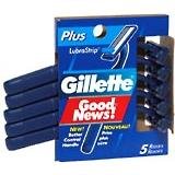 Gillette Good News Plus Razor 5 Count (3-Pack)