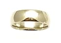 Mens Titanium Wedding Ring Polished Court 7 mm Band Width (Available in Sizes Q to V) Comes in a Quality Ring Case