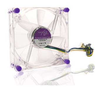 Nexus 92mm PWM Real Silent Case Fan DF1209SL-3PWM - Case fan - 92 mm - clear