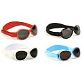 BabyBanz WHITE Retro Sunglasses, 0-2 years, 100% UVA Protection