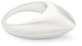 Nicky Hilton Sterling Silver Spiked Dome Ring with Satin Finish, Size 7