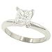 1.20cttw Princess Diamond Solitaire Ring Egl E-F/VS1