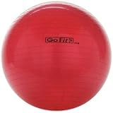 Gofit GF-55BALL Exercise Ball With Pump (55 Cm; Red)