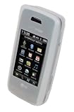 Verizon WHITE (CLEAR) Silicone Case Cover Sleeve for LG Voyager VX10000