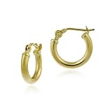 10K Gold Mini Hoop Earrings