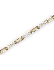 14K Yellow Gold Diamond Bracelet