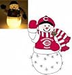 Cincinnati Reds 16" Fiber Optic Snowman - MLB Baseball