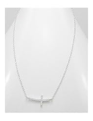 CZ Necklace In 92.5 Sterling Silver