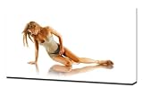 Ilary Blasi - Canvas Art Print - Framed Size 20