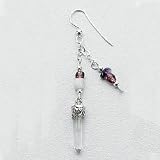 Violet w/Crystals Earrings