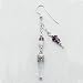 Violet w/Crystals Earrings