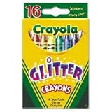 Glitter Crayons 16-Pack